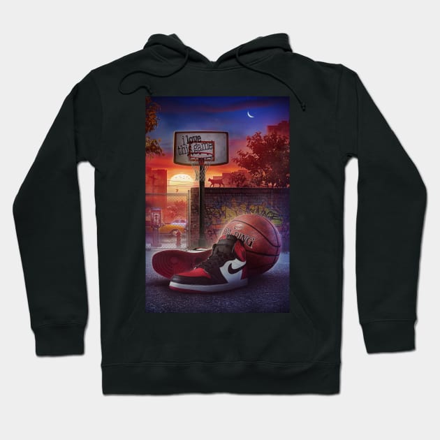 Basketball Hoodie by Rachid Lotf